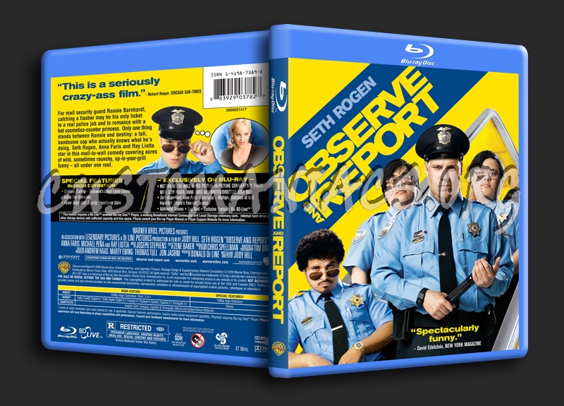 Observe and Report blu-ray cover