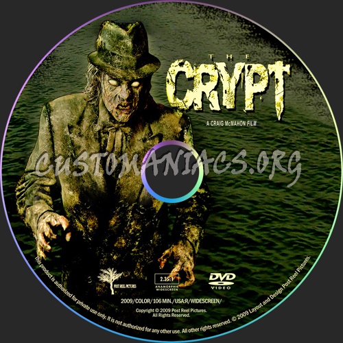 The Crypt dvd label