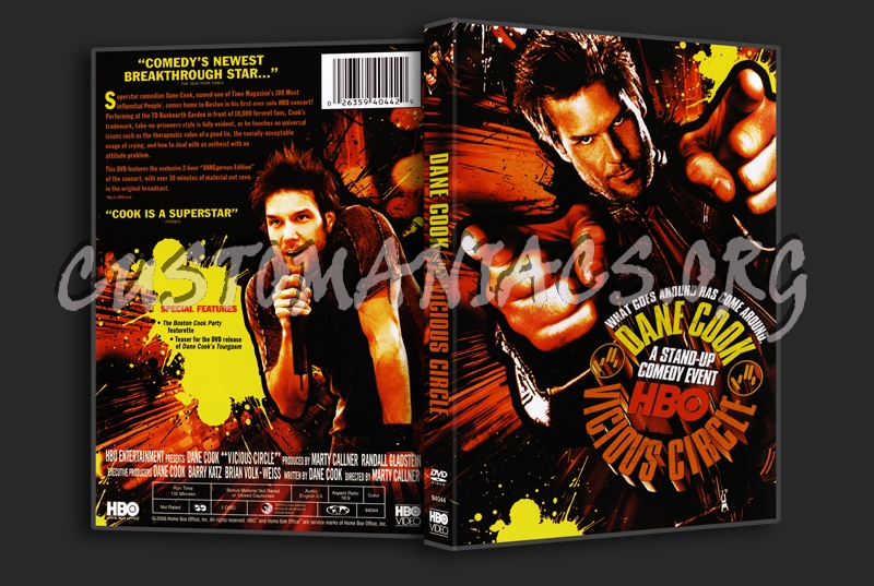 Dane Cook Vicious Circle dvd cover