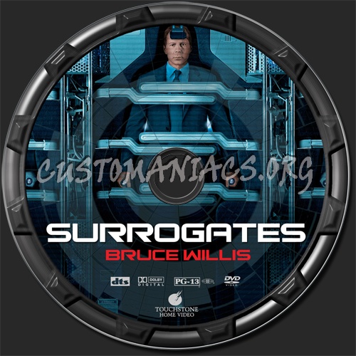 Surrogates dvd label