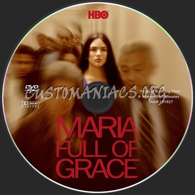 Maria Full of Grace dvd label