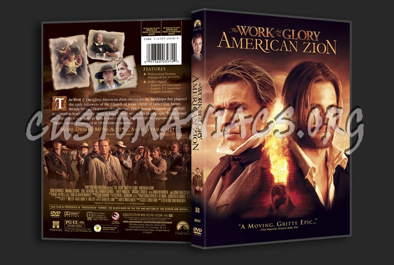 The Work and the Glory  American Zion dvd cover