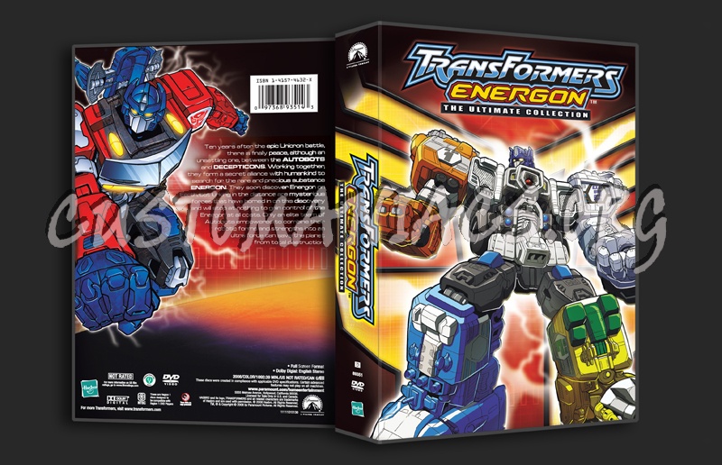 Transformers Energon The Ultimate Collection dvd cover - DVD