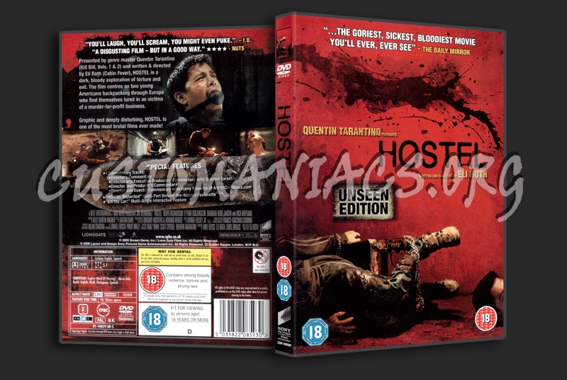 Hostel dvd cover