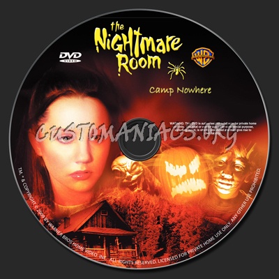 The Nightmare Room-Camp Nowhere dvd label