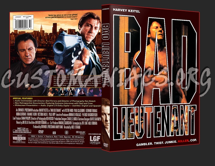 Bad Lieutenant dvd cover