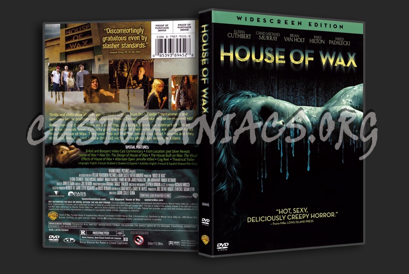 House Of Wax dvd cover