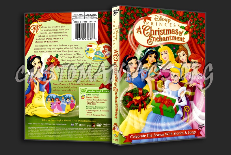Princess a Christmas of Enchantment dvd cover