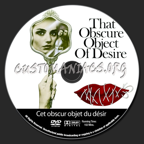 That Obscure Object Of Desire dvd label