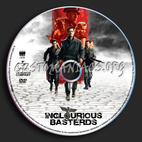 Inglourious Basterds dvd label