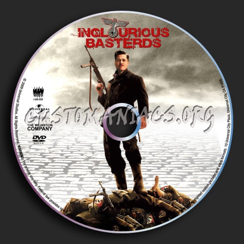 Inglourious Basterds dvd label