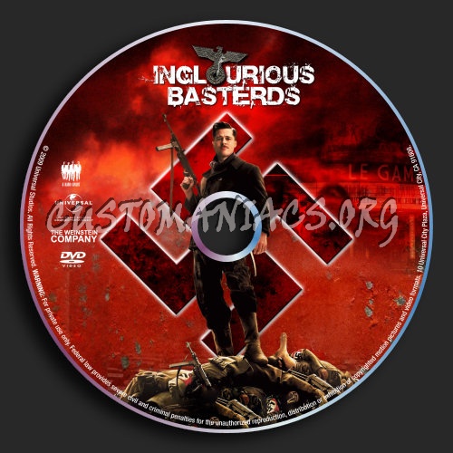 Inglourious Basterds dvd label