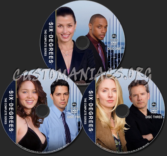 Six Degrees - TV Collection dvd label