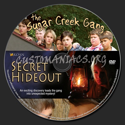 The Sugar Creek Gang Secret Hideout dvd label