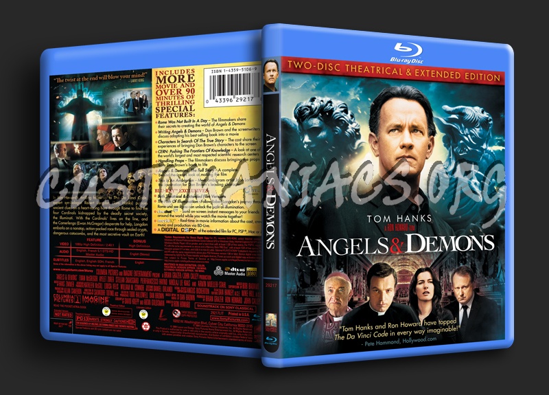Angels & Demons blu-ray cover