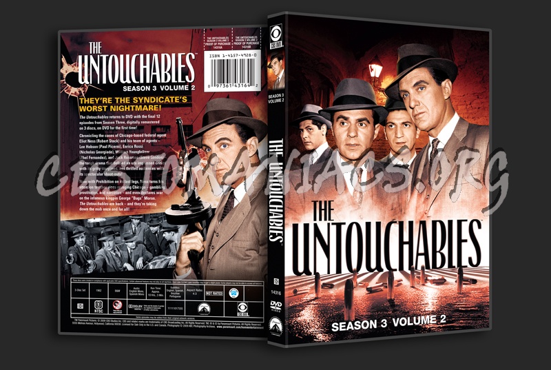 The Untouchables Season 3 Volume 2 dvd cover