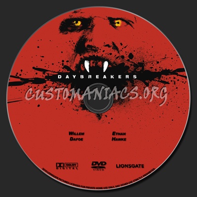 Daybreakers dvd label