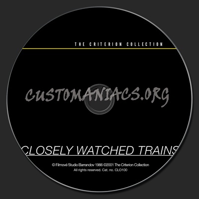 131 - Closely Watched Trains dvd label