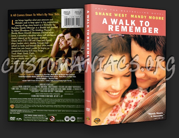 A Walk to Remember dvd cover