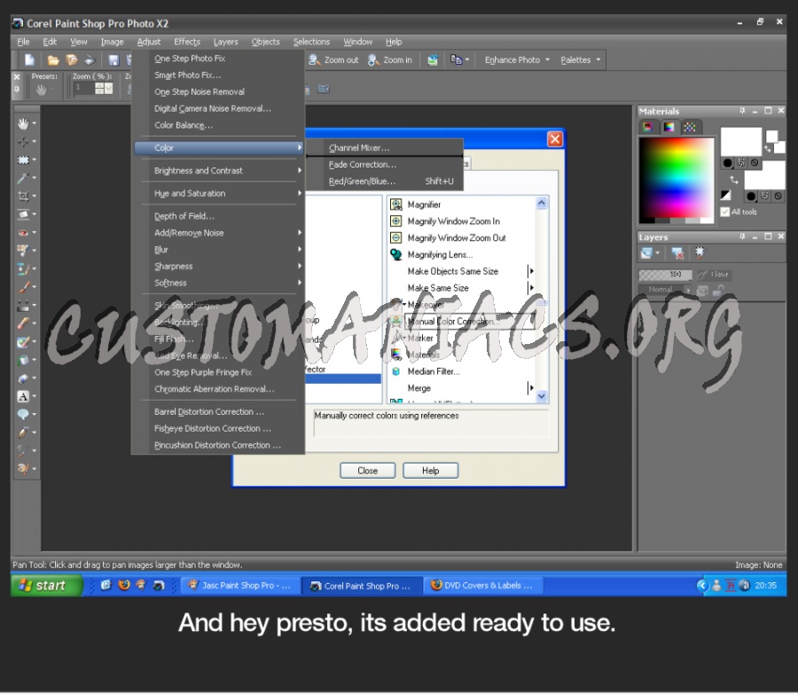 Customize Paintshop - add missing tools ! 