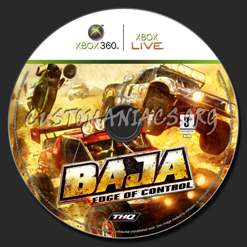 Baja Edge of Control dvd label