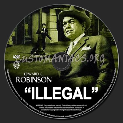 Illegal dvd label
