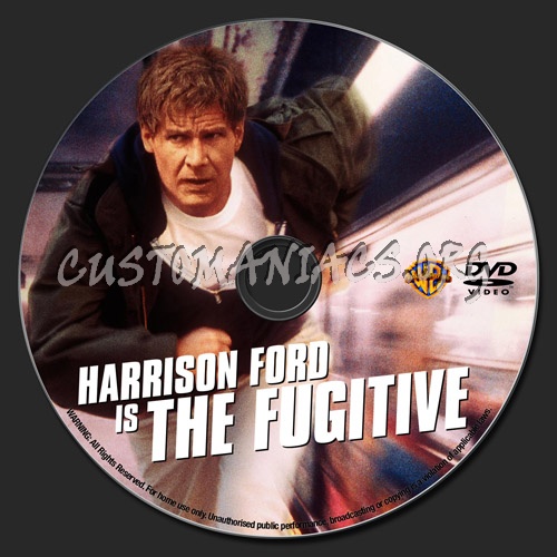 The Fugitive dvd label