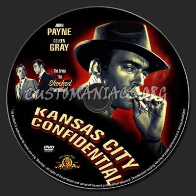 Kansas City Confidential dvd label