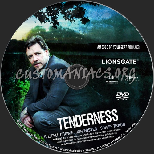 Tenderness dvd label