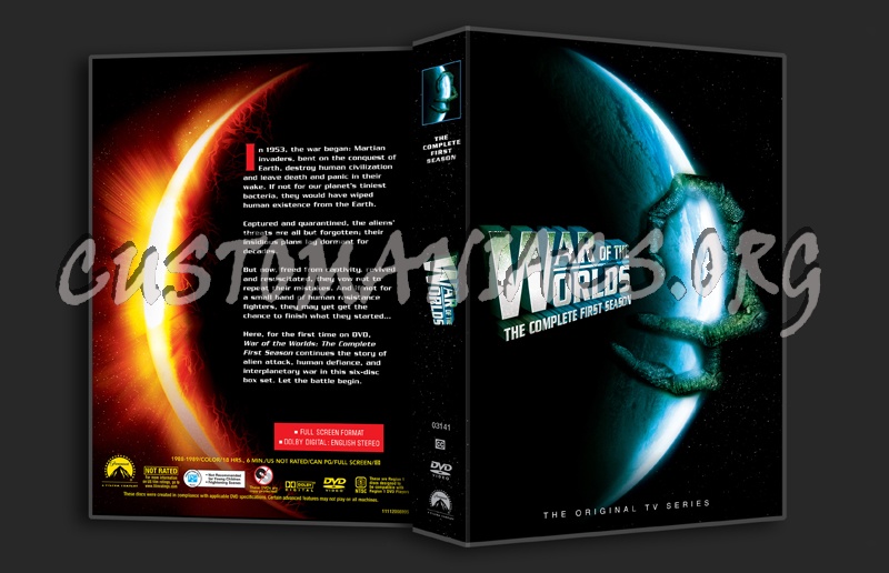 War of the Worlds Season 1 dvd cover