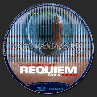 Requiem For A Dream blu-ray label