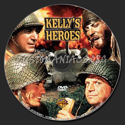 Kelly's Heroes dvd label
