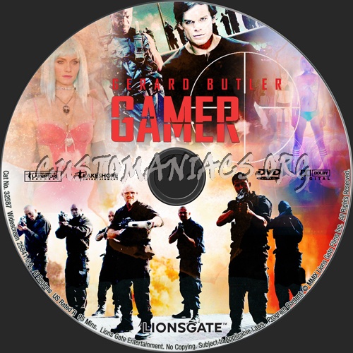 Gamer dvd label