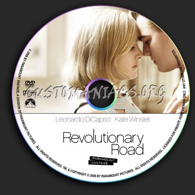 Revolutionary Road dvd label