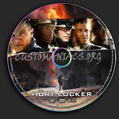 The Hurt Locker dvd label