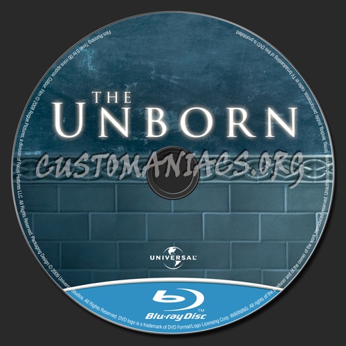 The Unborn blu-ray label