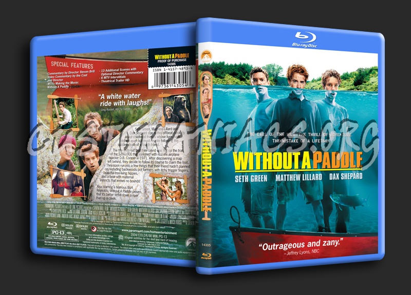 Without a Paddle blu-ray cover