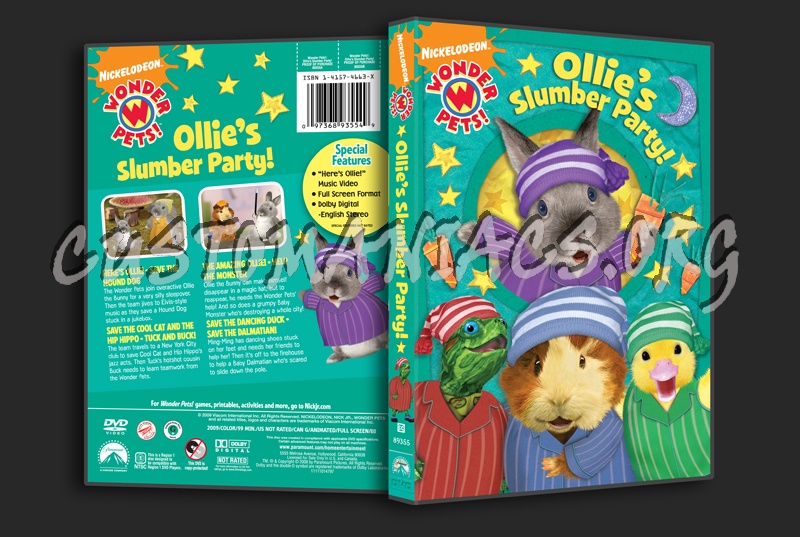 Wonder Pets! Ollie's Slumber Party dvd cover