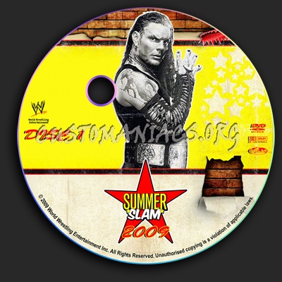 WWE - Summerslam 2009 dvd label