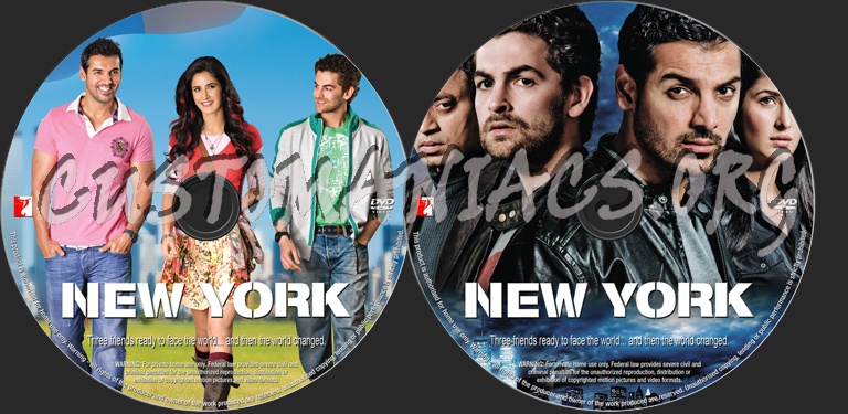 New York dvd label