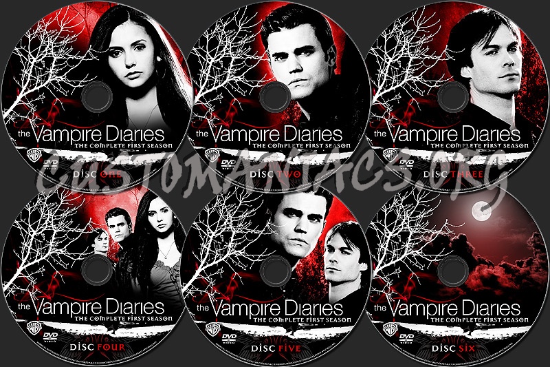 The Vampire Diaries - Season 1 dvd label