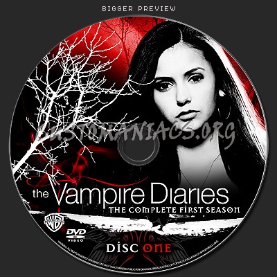 The Vampire Diaries - Season 1 dvd label