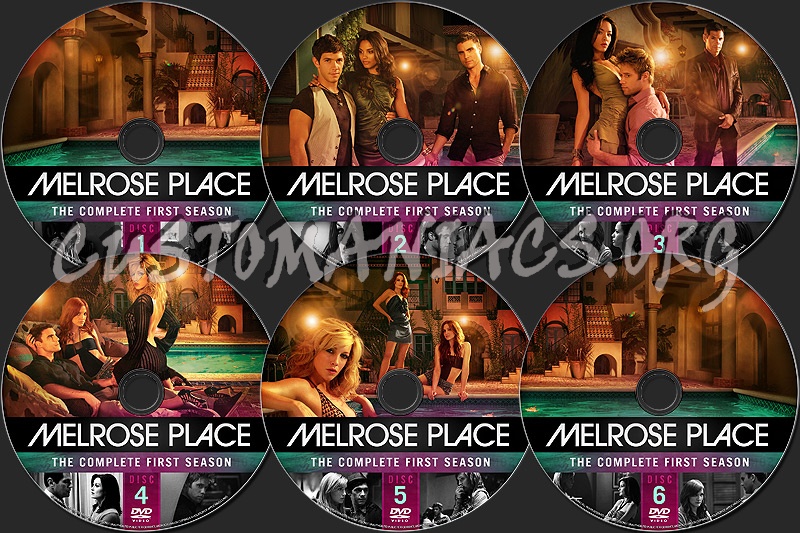 Melrose Place (2009) - Season 1 dvd label