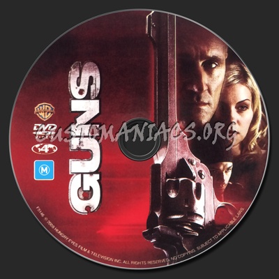 Guns dvd label