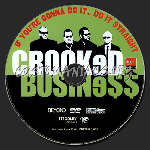 Crooked Business dvd label