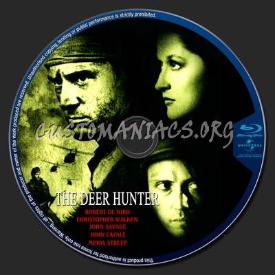 The Deer Hunter blu-ray label