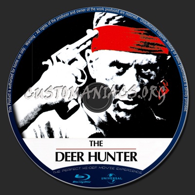 The Deer Hunter blu-ray label