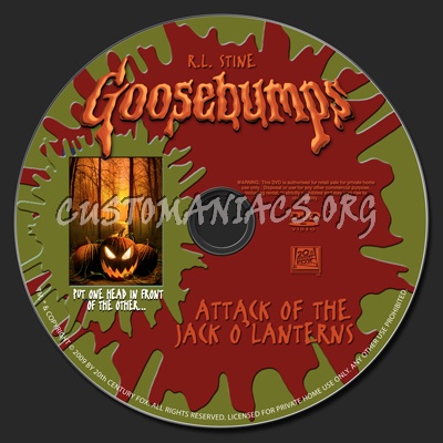 Goosebumps-Attack Of The Jack O'Lanterns dvd label