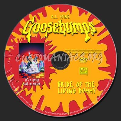 Goosebumps-Bride Of The Living Dummy dvd label