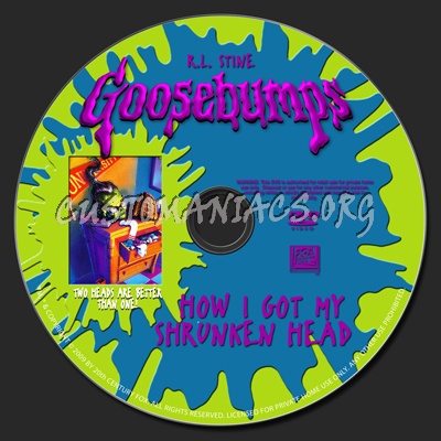 Goosebumps-How I Got My Shrunken Head dvd label